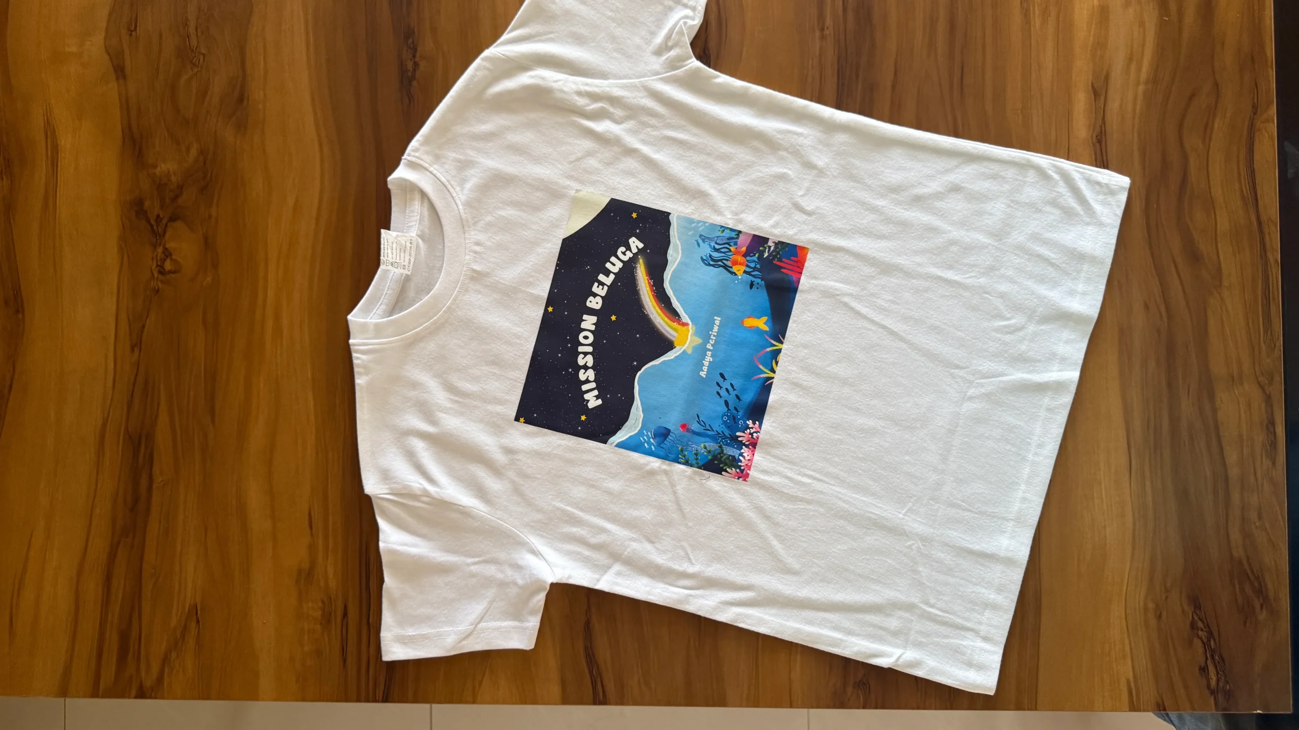 Custom book merchandise showcase