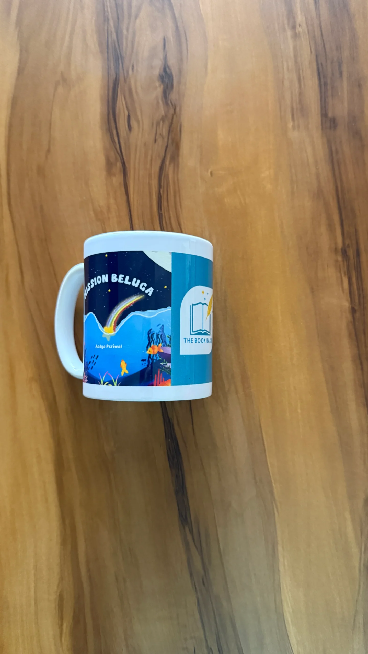 Custom book merchandise showcase